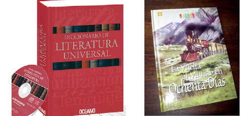 Diccionario  Literatura Universal. Libro De Regalo Julio Ver