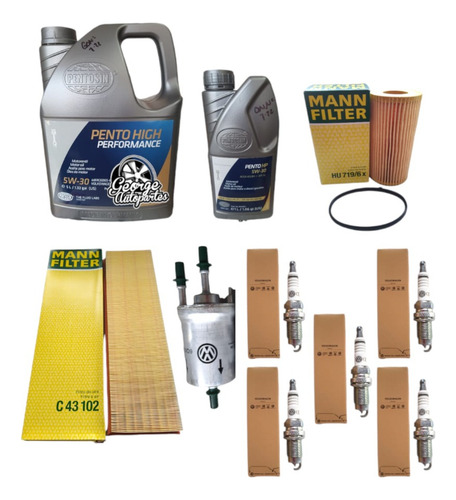 Kit Afinacion Jetta Mk6 2017 2.5 Original Aceite Sintetico 