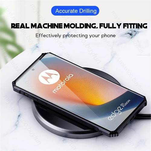 A Funda For Moto G85 Marco Transparente Liso