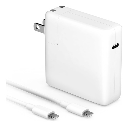 Cargador Apple 61w Usb-c Mod A1718 Original Blanco (Usado)