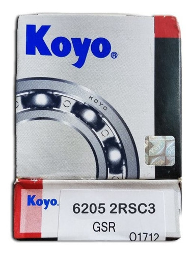 Rodamiento 6205-2rsc3 Marca: Koyo