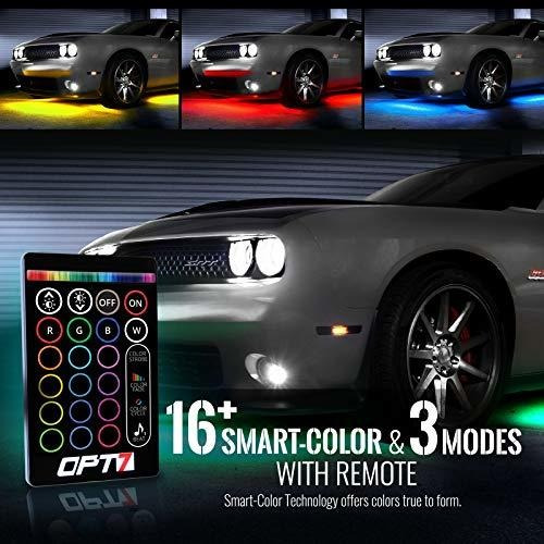 Juego Luz Led Para Debajo Auto Aura Opt7 Todo Color