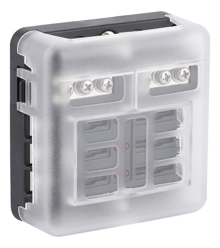 Caja De Fusibles De 6 Vías Con Indicador Led Para Automóvil