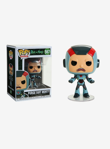 Imagen 2 de 2 de Funko Pop Morty Purge Suit - Original