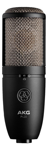 Micrófono AKG Perception 420 Condensador Omnidireccional color negro
