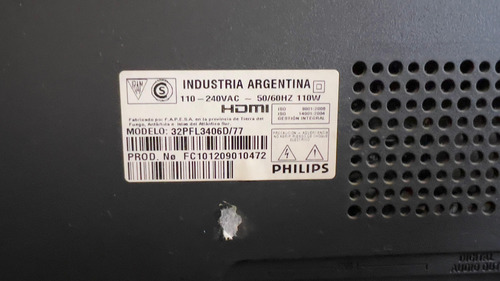 Tv Philips Lcd 32 Digital Crystal Clear +c.remoto . Todo Ok