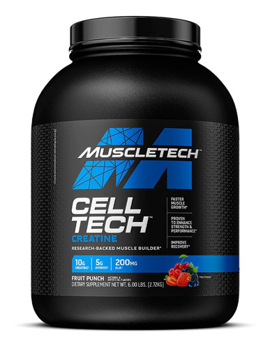 Celltech 6lbs - Muscletech Sabor Fruit punch