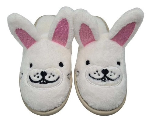 Pantuflas Conejo Mujer Calzatura Textil E-10057 100% Lavable