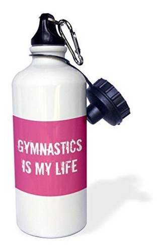Botella De Agua Deportiva 3drose Gimnasia Rosa-blanco, 21oz