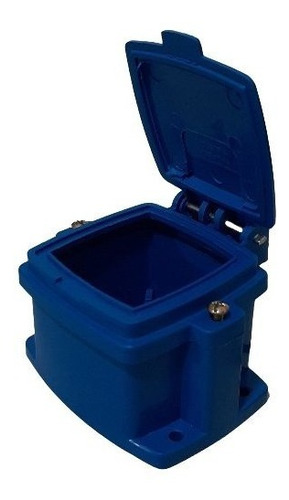 Caja Capsulada Vacia 16a P/exterior Aplicar Azul 