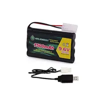 Comprar Bateria Nimh 9,6 V 1500mah Con Conector Tamiya +cargador Usb