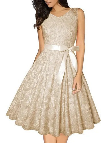Vestido Corto De Fiesta Gala Boda Cuello En V Sin Mangas | Cuotas sin interés Vestido Corto De Fiesta Gala Boda Cuello En V Sin Mangas | Cuotas sin interés