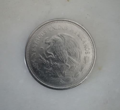 Moneda 1 Peso Morelos 1984 Con Iniciales Ra Escasa. 