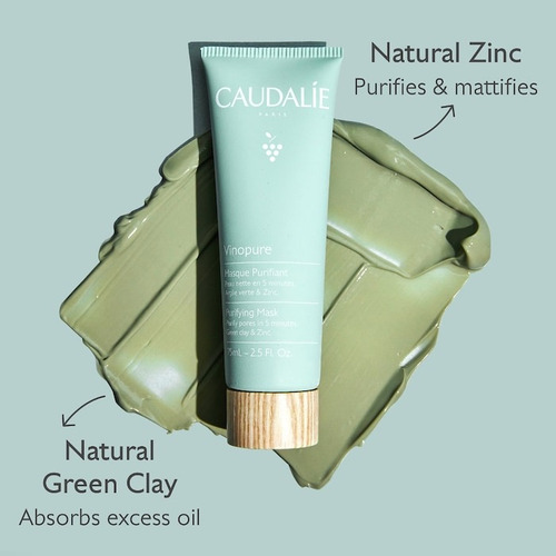 Caudalie Vinopure Purifying Clay Mask 75 Ml