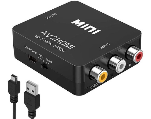 Convertidor Hdmi Rca, Amtake 1080p Rca Composite Cvbs A...