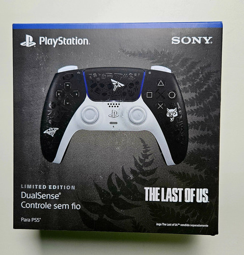 Controle Ps5 Dualsense The Last Of Us, Edição Limitada Novo Preto