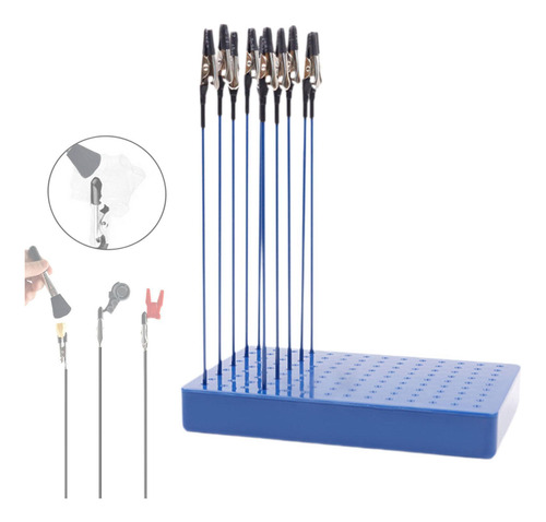 10 Piezas De Clips De Pintura Soporte De Azul 20 Clips