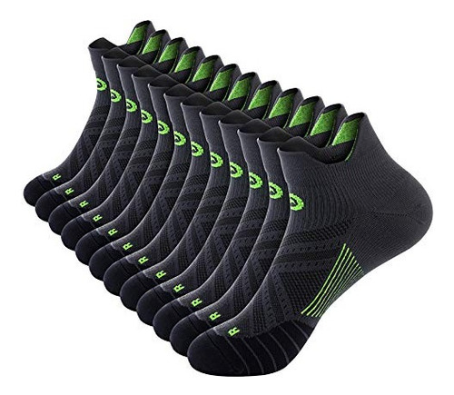 6 Pares Calcetines De Compresión Al Tobillo Unisex L-xl