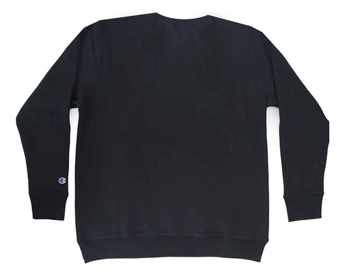 Moletom Champion Careca P Blend Script Cont Ink - Preto