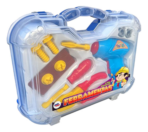 Brinquedo Caixa Maleta De Ferramentas Infantil Didática Full