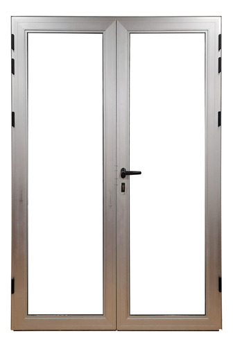 Portón De 2 Hojas Para Exterior En Aluminio Perfil Probba 