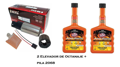 Octanol  Elevador Octanaje 354ml + Pila De Gasolina Vip