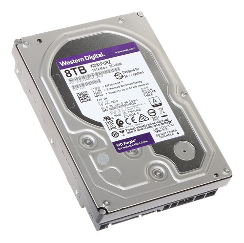Disco duro interno Western Digital WD Purple WD81PURZ 8TB púrpura