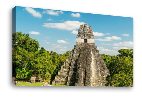 Cuadro Decorativo Canvas Templo Jaguar Tikal Guatemala