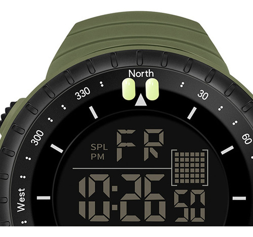 Reloj Digital Deportivo Electrónico Impermeable Nocturno Gra
