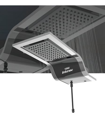 Ducha Eletrônica Intense Fame 5400w Preta E Inox 127v Cor Preto Potência 5400 W