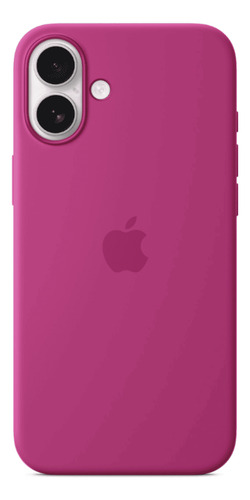 Case Silicone Magsafe Capa Iphone 16 Plus Fúcsia