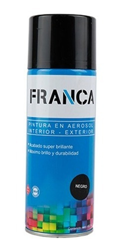 Pintura En Spray Aerosol Negro 400 Ml