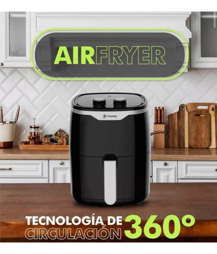 Freidora De Aire Gtronic Gt-307 De 4.5 Litros