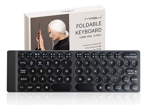 Mipow Teclado Plegable Bluetooth 0.138 In Inalambrico Ma