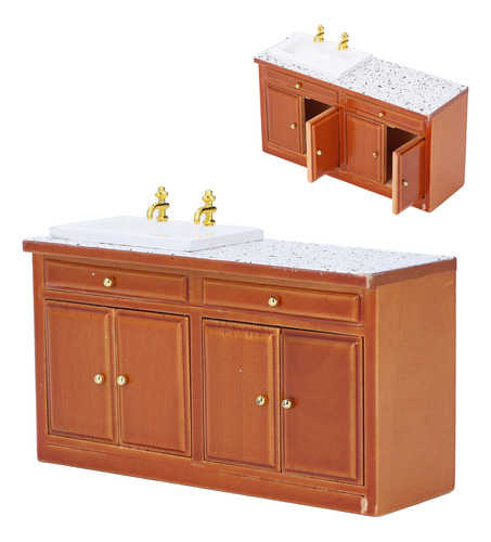 Modelos De Lavabo Para Casas De Muñecas, Muebles Decorativos