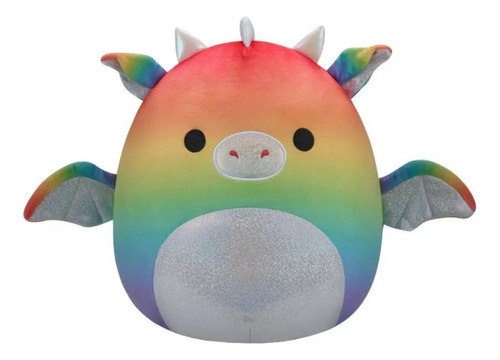 Peluche Squishmallows Calypsa Dragon Arcoiris 30cm Original