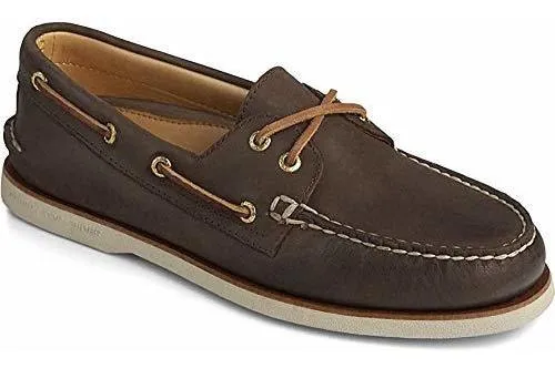 Zapatos informales Sperry Top Sider para hombre cuero CVO con cordones  barco bronceado