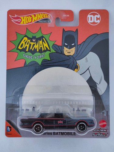 Hot Wheels Coleccion Premium Batman Batmobile Tv Series Retr