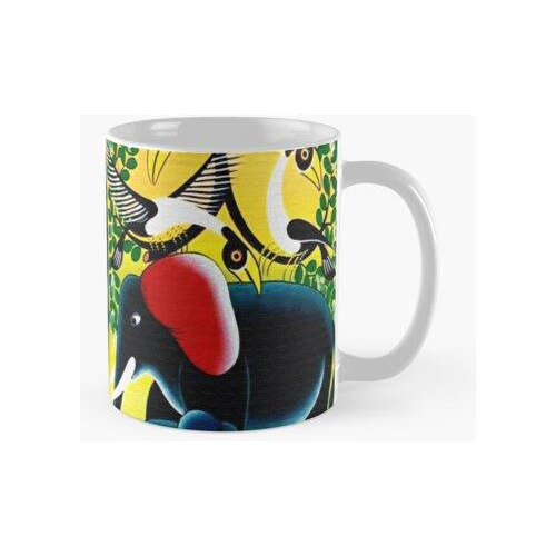 Taza Elefante Arte Heye Tinga Calidad Premium