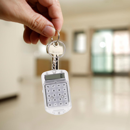 Nuobesty 3pcs Mini Calculadora Llavero Portátil Calculadora