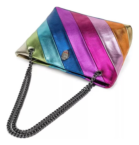 Bolso De Hombro Retro Con Cadena Para Mujer