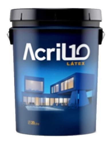 Imagen 1 de 8 de Pintura Latex Acril 10 Int/ext Duracril 20 Lts