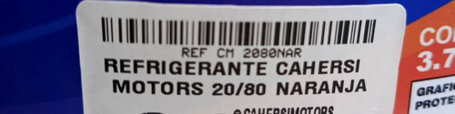 Refrigerante Naranja 20/80 Motores Gasolina/diesel Planta El