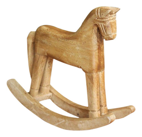 Caballo Mecedora De Madera De Pie, Juguete Para Niños, 180