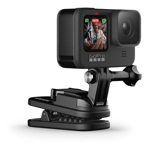 Imagen 2 de 5 de Clip Giratorio Magnético Gopro P/ Camara Hero 7, 8 Y 9 Black