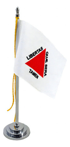 Minibandeira Minas Gerais Mastro de poliéster de 15 cm