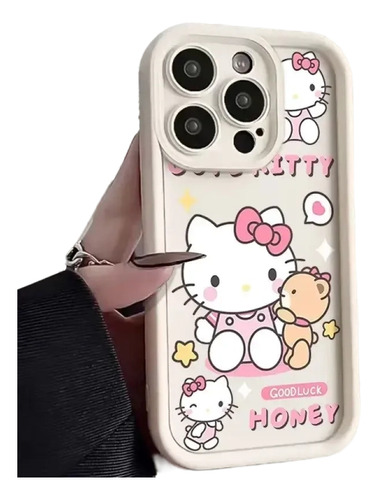 Bonita Funda De Teléfono Sanrio Hello Kitty Kuromi Para Ipho