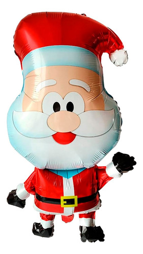 Kit Globo Decoracion Navidad Santa Papa Noel Rojo Fin De Año