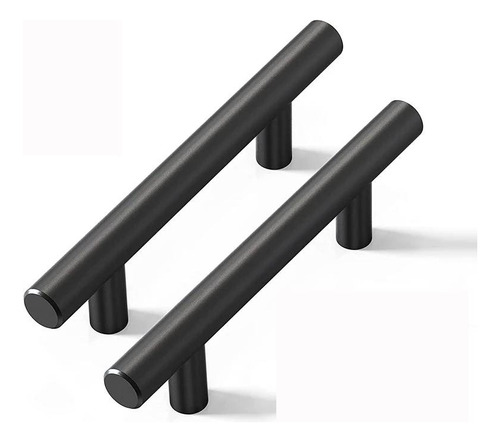Tirador Manilla Madrid Negro 64x100x12mm 10unid + Tornillo