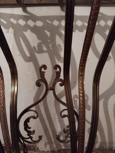 Antiguo Dresuar De Bronce Trabajado S/ Mármol Bronce (Usado)
